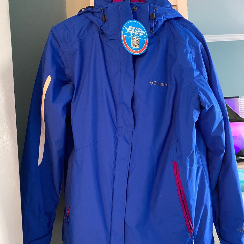 New with Tags Columbia women’s 3 in one jacket Snow Winter Christmas Ski